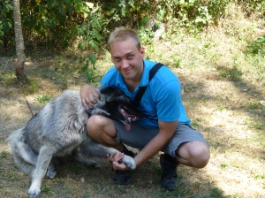 Visiting my friends' animal shelter in western Croatia I befriended many of their dogs. Luna (pictured) is one of the most amazing dogs that I have met.
